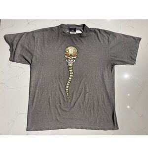 Vintage JNCO Jeans Skull Spine Graphic T-Shirt